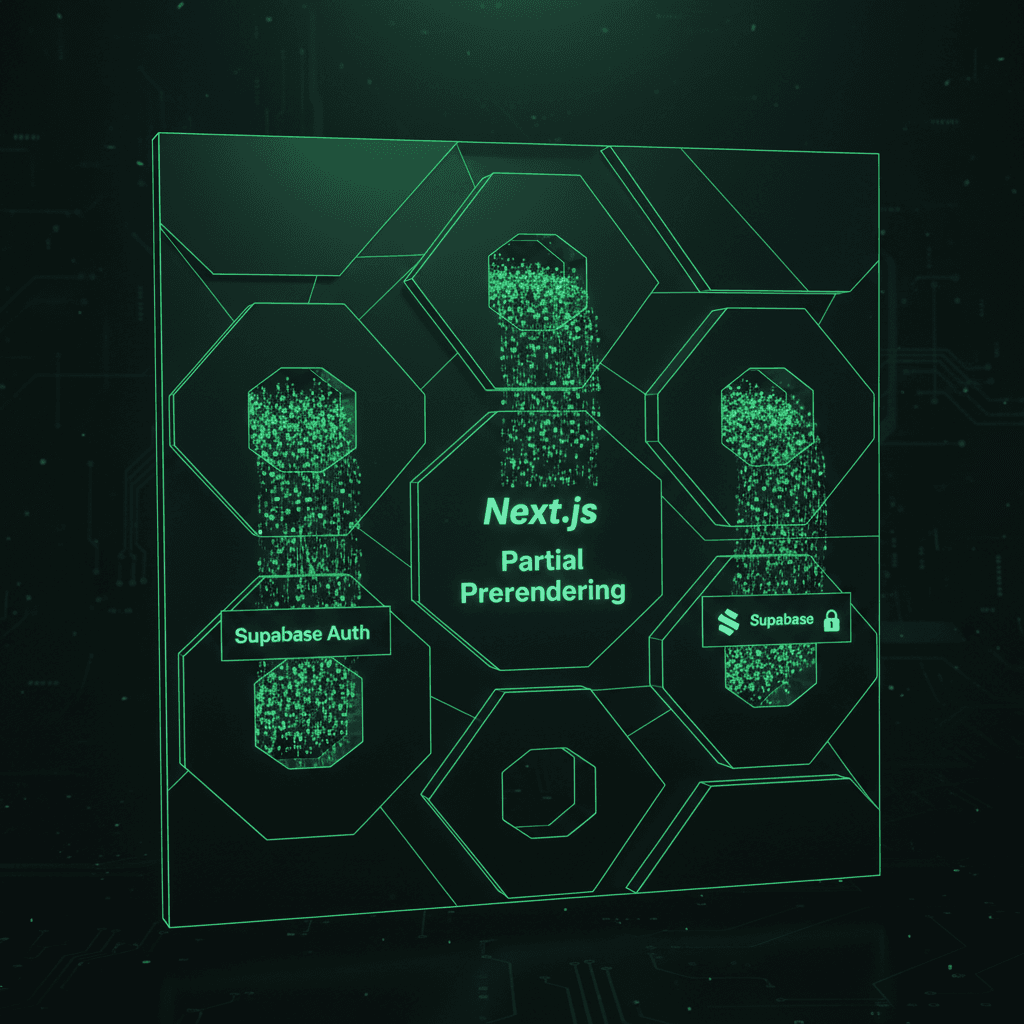 إتقان العرض المسبق الجزئي (PPR) في Next.js 16 مع مصادقة Supabase